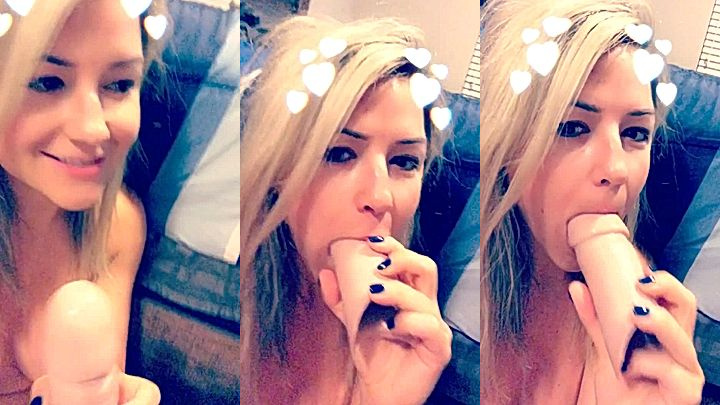 blonde milf sucks a big dildo Kit Mercer leak