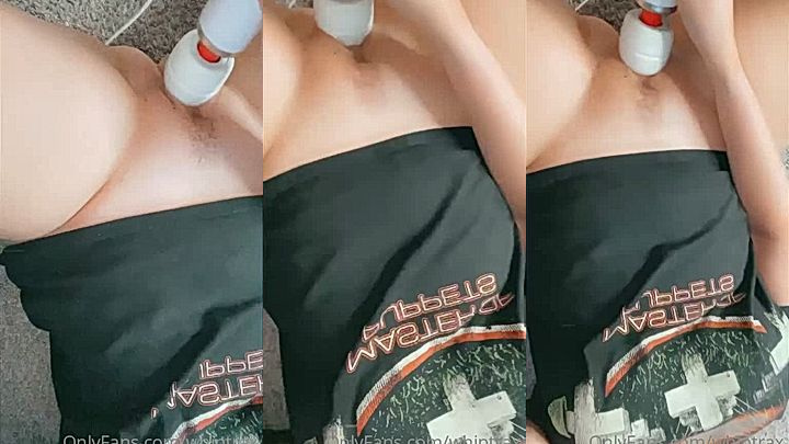 watch Whiptrax plays with her boobs and moans so loud in this leaked video