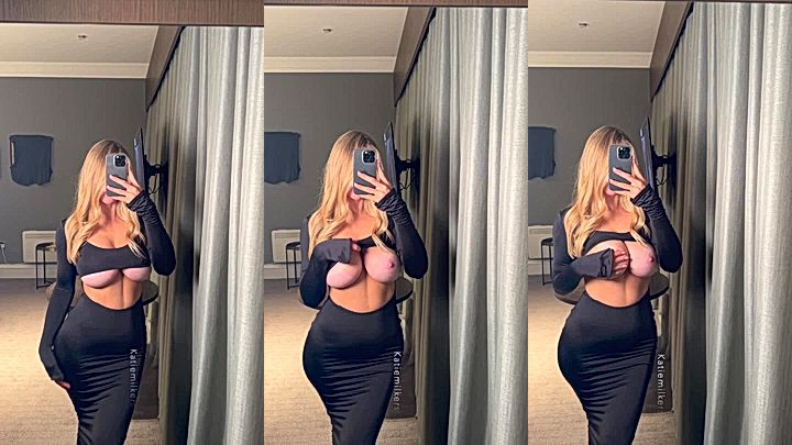 SEXY MODEL Katiegcups SHOWS WHAT SHE WEARING FOR DATE NIGHT AND A LITTLE SM= video sextape