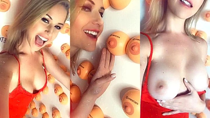 sexy slut shows off the money makers Kit Mercer leak