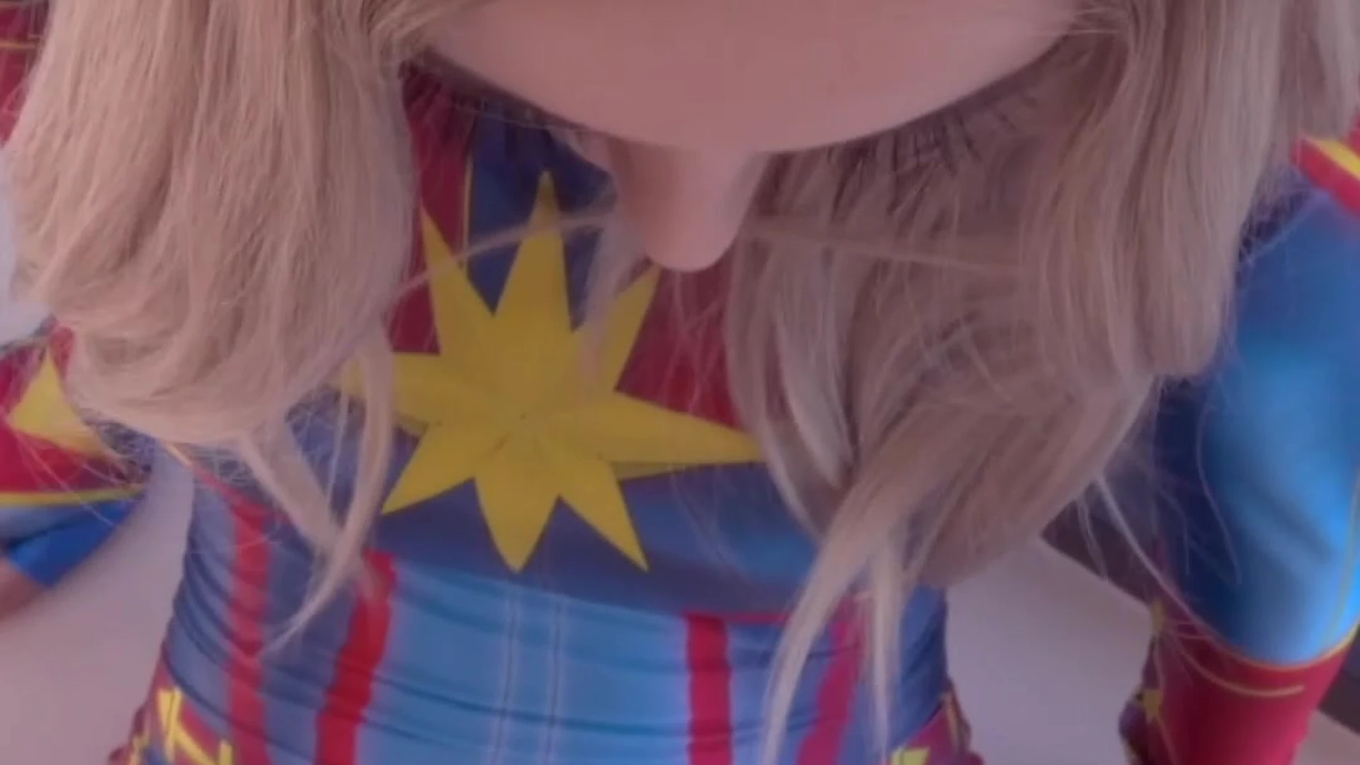 model sia siberia looks good in her superhero costume