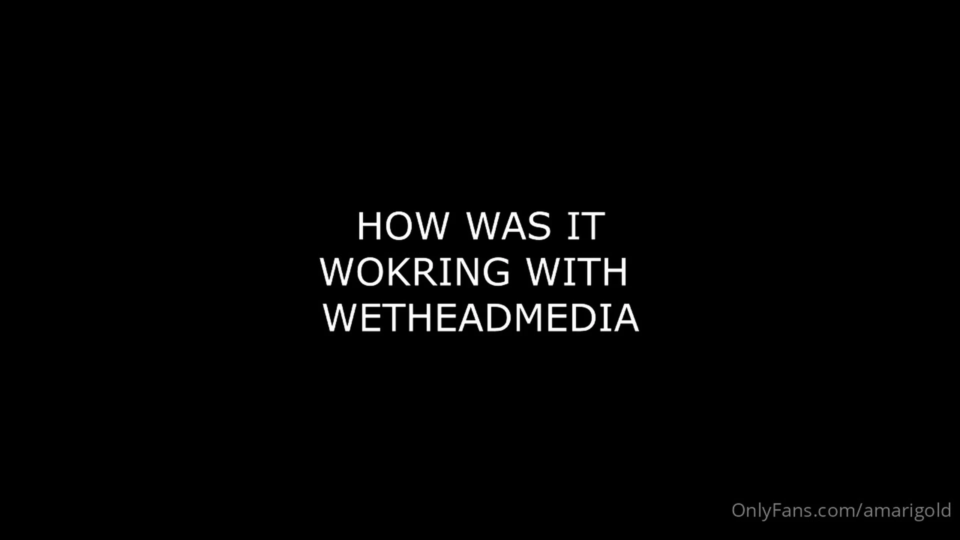 interview with pretty ebony model Amari Gold