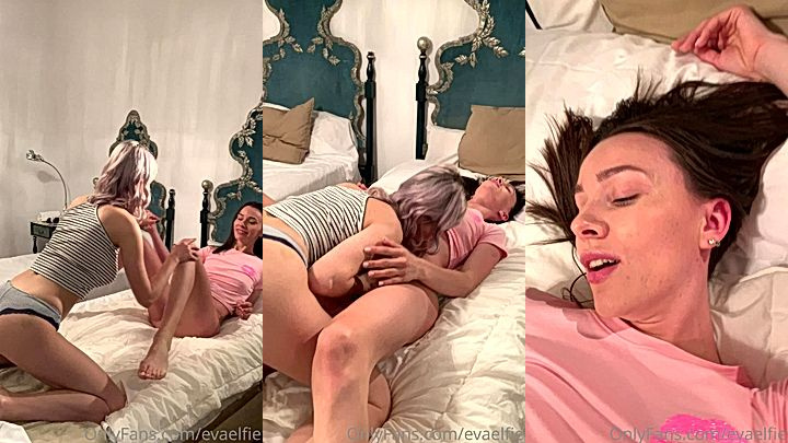 Eva Elfie and her lesbian friend are having an amazing time together