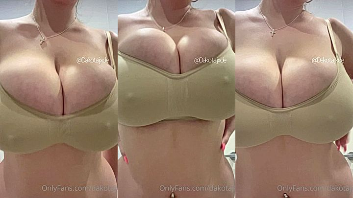 Dakota Jade showing off her huge tits