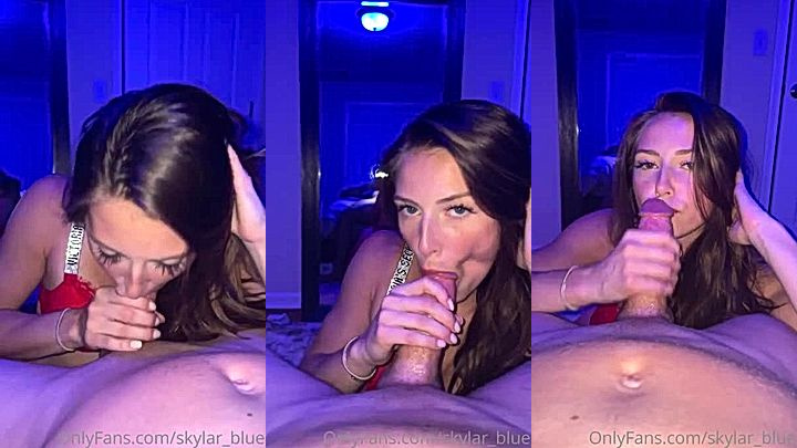 Skylar blue sucks a amaing cock