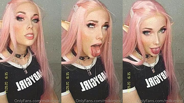 Milkimind i know you like it when i pull my tongue out like that