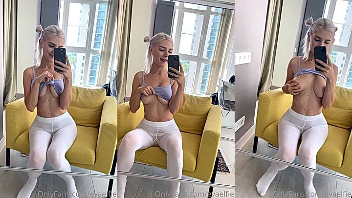 Eva Elfie shows off her amazing body leaked onlyfans video