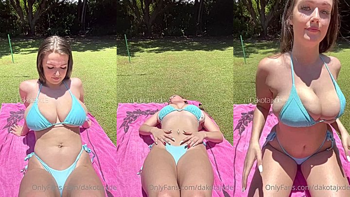 Dakota Jade shows her amazing boobs outdoor leaked onlyfans nude