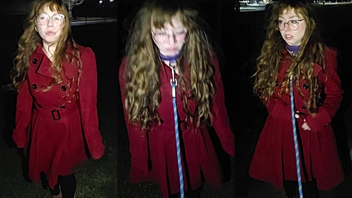 video of mandyfrizzle peeing in public