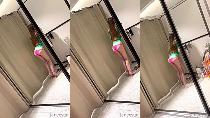 Janeestar shows off her amazing ass leaked onlyfans video