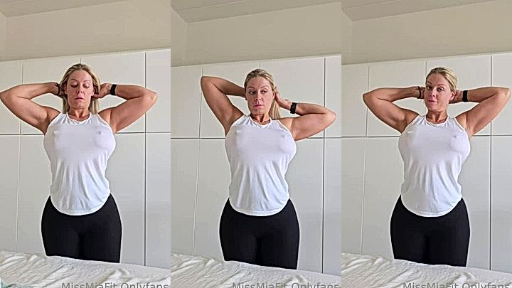 Missmiafit big tits and pointy nipples