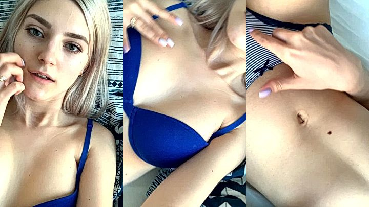 sexy onlyfans model eva elfie finger her wet ass pussy