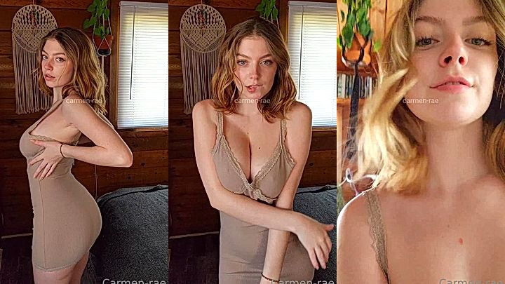 model carmen rae gets freaky in her cabin
