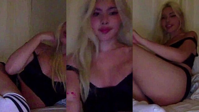Hot blonde chick Diakimeko teases onlyfans
