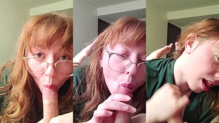 nerdy bitch mandyfrizzle gives the best blowjob
