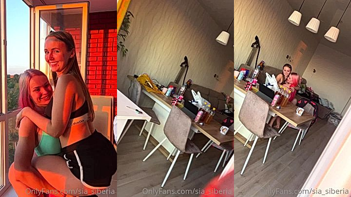 sia siberia and her girlfriend playful moments