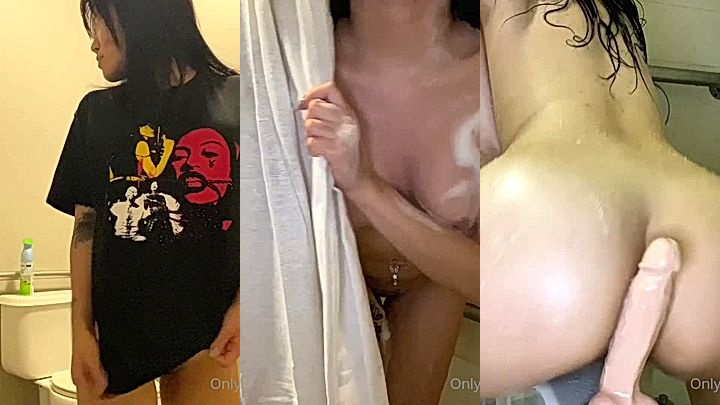 hot chick Mvngokitty in the shower shows off her amazing body leaked onlyfans nude
