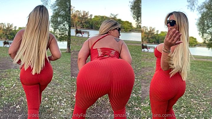 onlyfans model Dezii Gonzalez makes that big booty jiggle