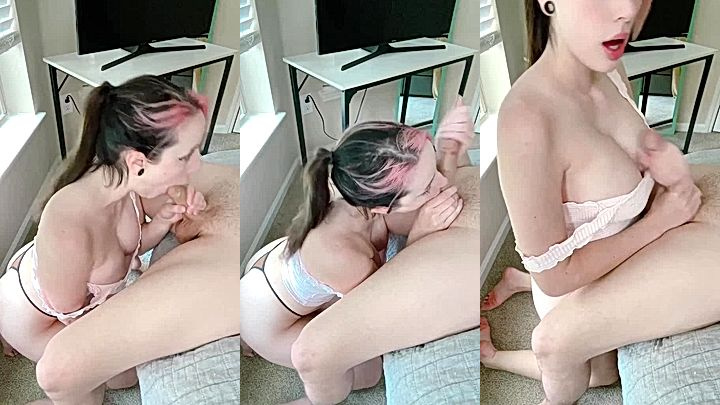 onlyfans leak, american model sucked her step brothers cock( Morgpie)