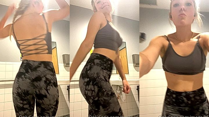 sexy american model gets freaky in the bathroom(OMGCosplay)