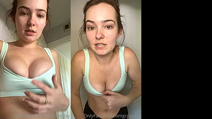 OMGCosplay shows off her amazing tits to her onlyfans subscribers