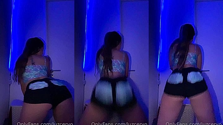 big ass model  Luz Cervo shake what her mama gave her