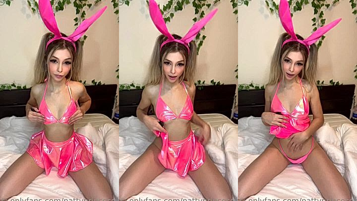 nattyprincessx in her amazing leather bikini shows off her anmazing body leaked onlyfans video