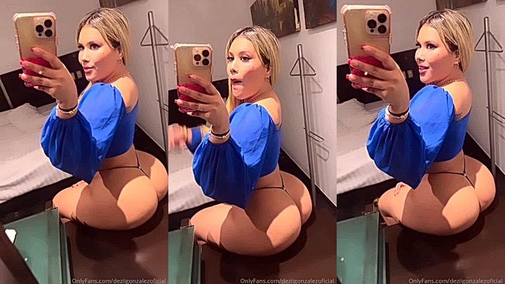 onlyfans leaked video, onlyfans model Dezii Gonzalez leaked mirror selfie video