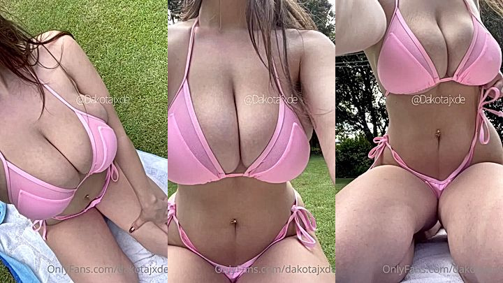 dakota jade slide her bra off… one strap at a time