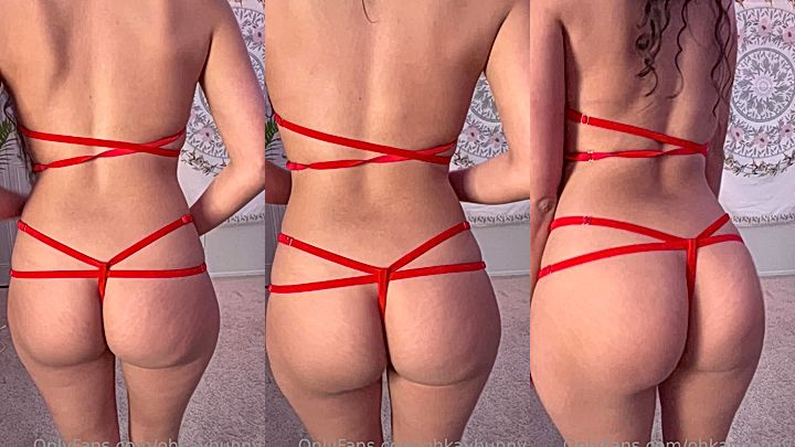 hot chick in her sexy lingerie Ohkaybunny leaked onlyfans video