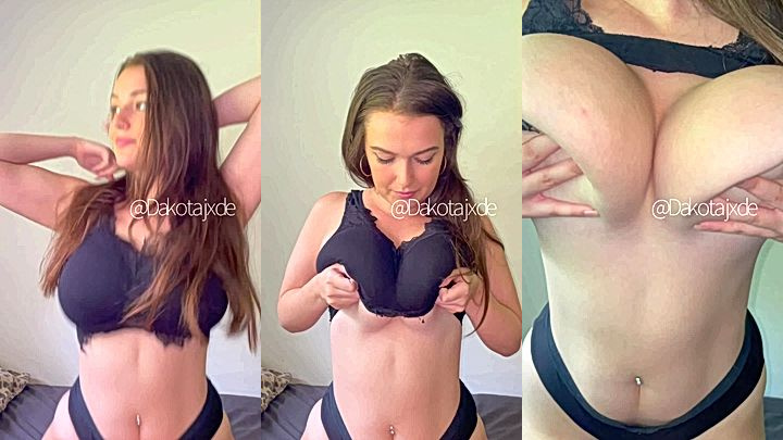 Dakota Jade shows off her tits with huge niple cover leaked onlyfans video