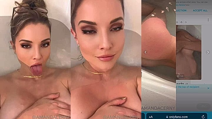 fingering and rubbing my nipple made me moans really loud(amanda cerny)