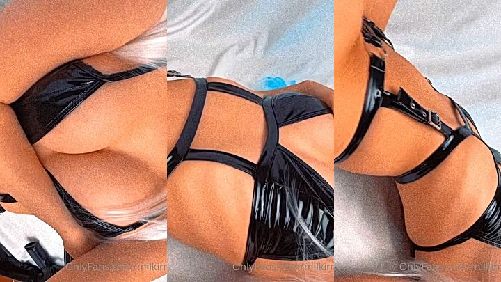 sexy onlyfans model Milkimind rubs her huge tits