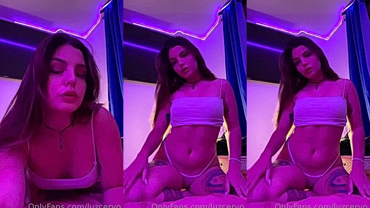 big ass model rubs her wet ass pussy( Luz Cervo)