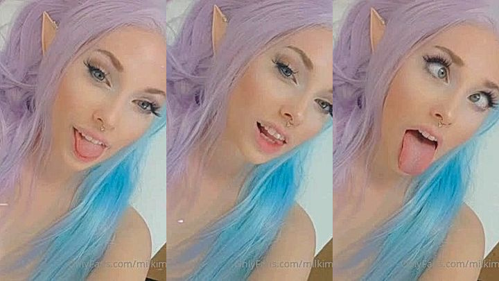 onlyfans model Milkimind teasing video