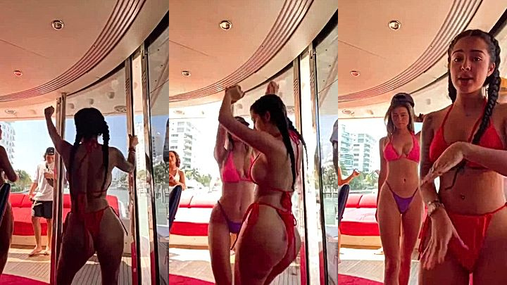 Malu Trevejo loves to show off her amazing body outdoor