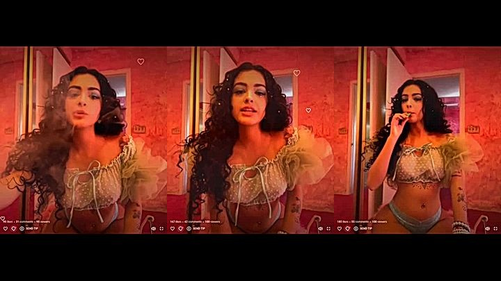 Malu Trevejo shows off her amazing ass to her onlyfans subscribers