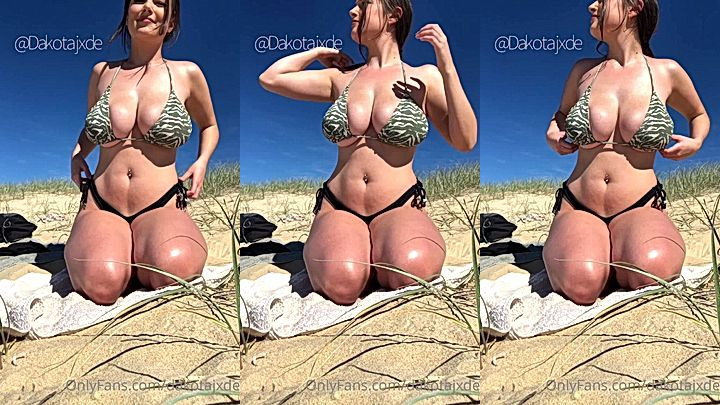 onlyfans model dakota jade get on her knees and fondle her big tits(dakota jade)