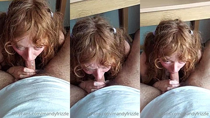 mandyfrizzle sucked huge cock for diner