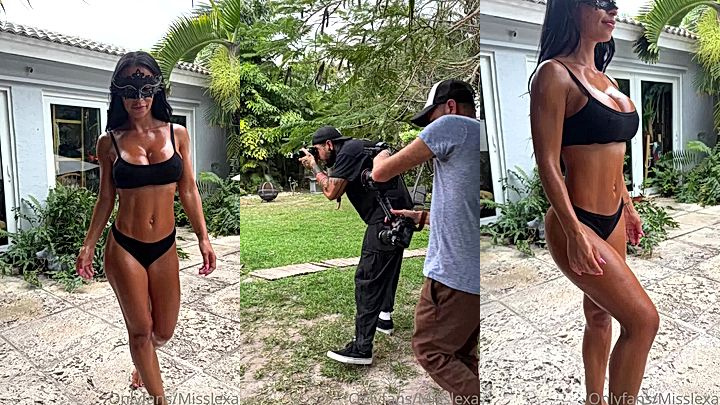 Miss Lexa shows off her sexy hot bodyduring a photoshoot