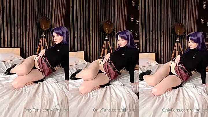 sexy onlyfans model Alina Becker undressing video