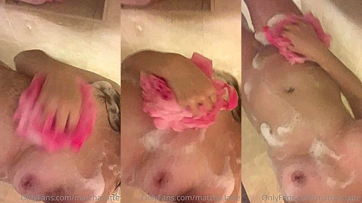 soapy tit play in the shower, join me? Matchalatte