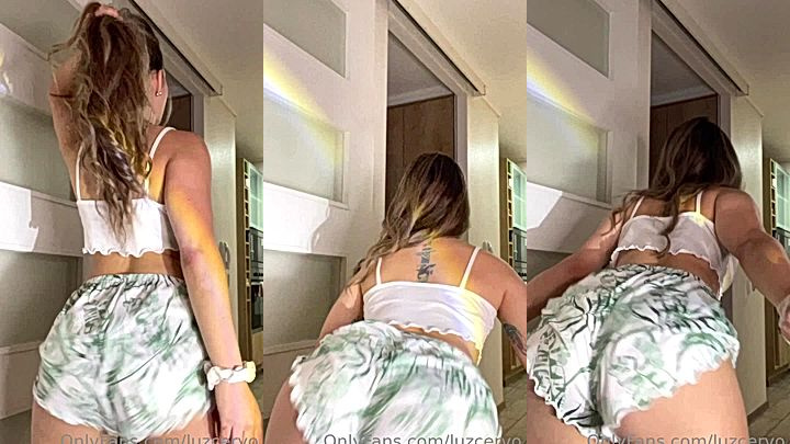 model Luz Cervo shakes her big ass…..you can’t last 30sec