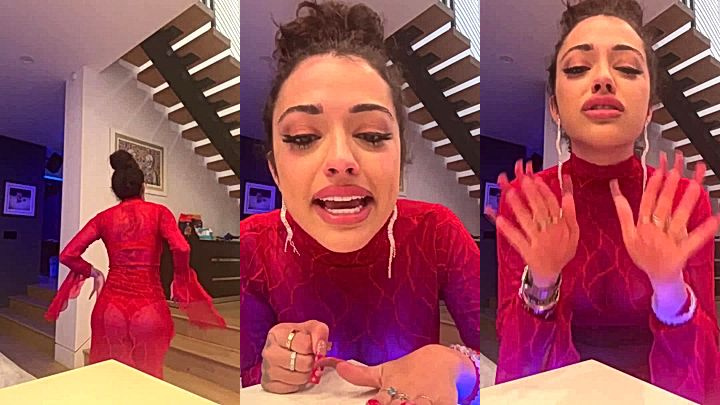 Malu Trevejo is teasing her onlyfans subscribers with her sexy lingerie