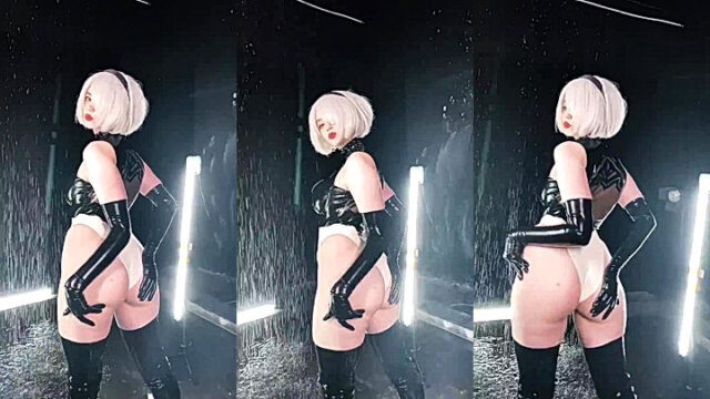 onlyfans model Alina Becker playswith her big ass