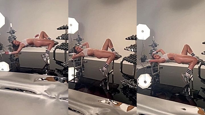 Amanda Cerny is working out in the gym leaked onlyfans video