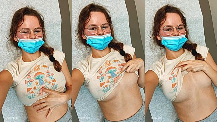 sexy onlyfans model fondle her big tits(molly-pop)