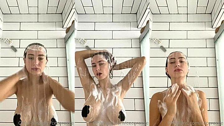 soapy tits play in the shower – CeCe Rose