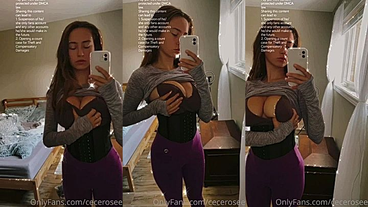 my big boobs bounce as i jump(CeCe rose)