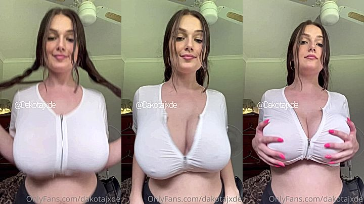 dakota jade slowstrip is all about the boobs